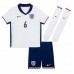 Maillot de foot Angleterre Marc Guehi #6 Domicile vêtements enfant Europe 2024 Manches Courtes (+ pantalon court)